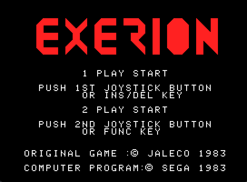 Exerion Screenshot 1