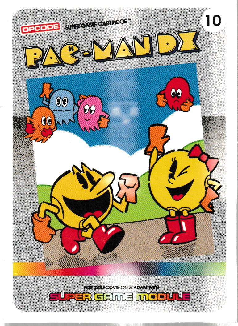 Pac-Man DX Insert 1