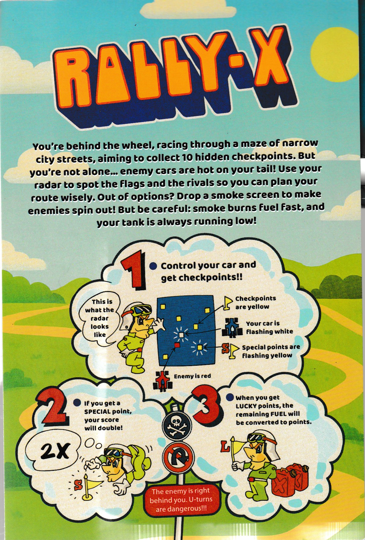 Rally-X Insert 1