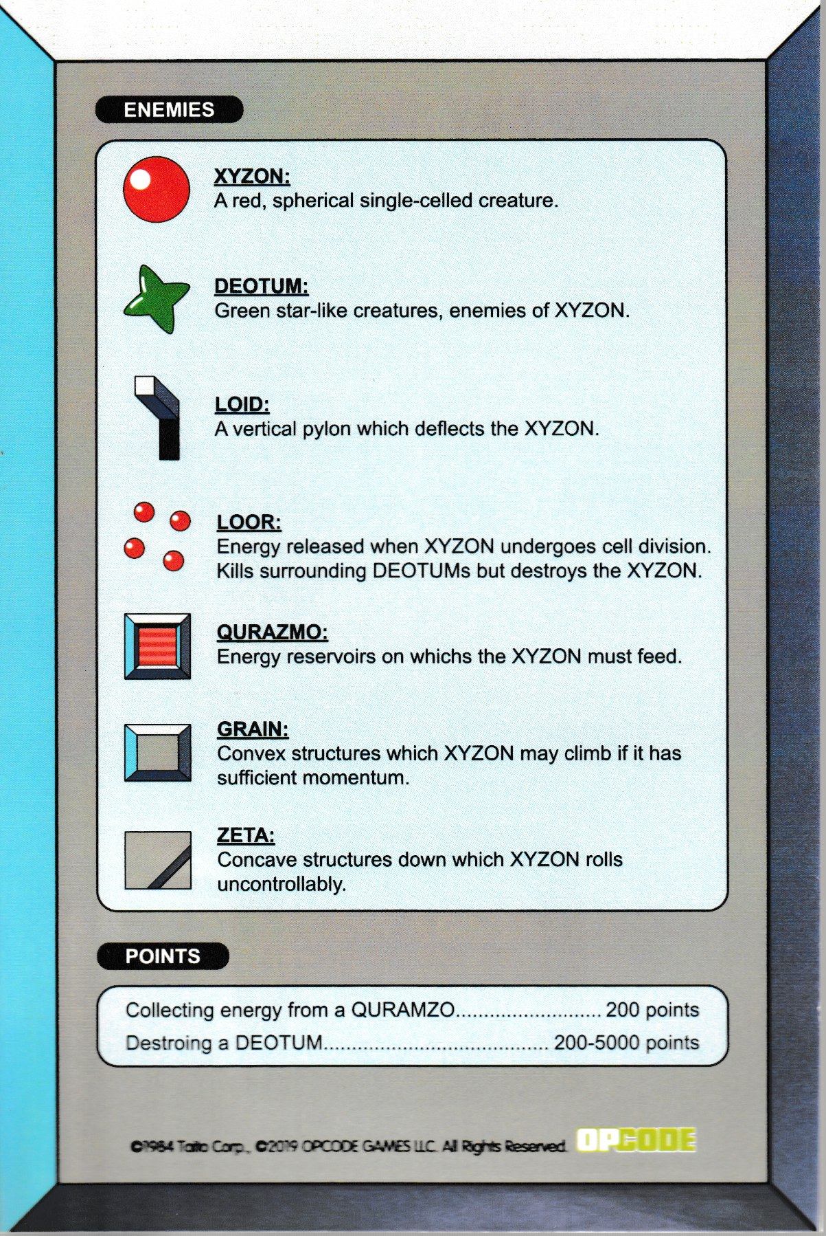 Xyzolog (Clamshell) Insert 2