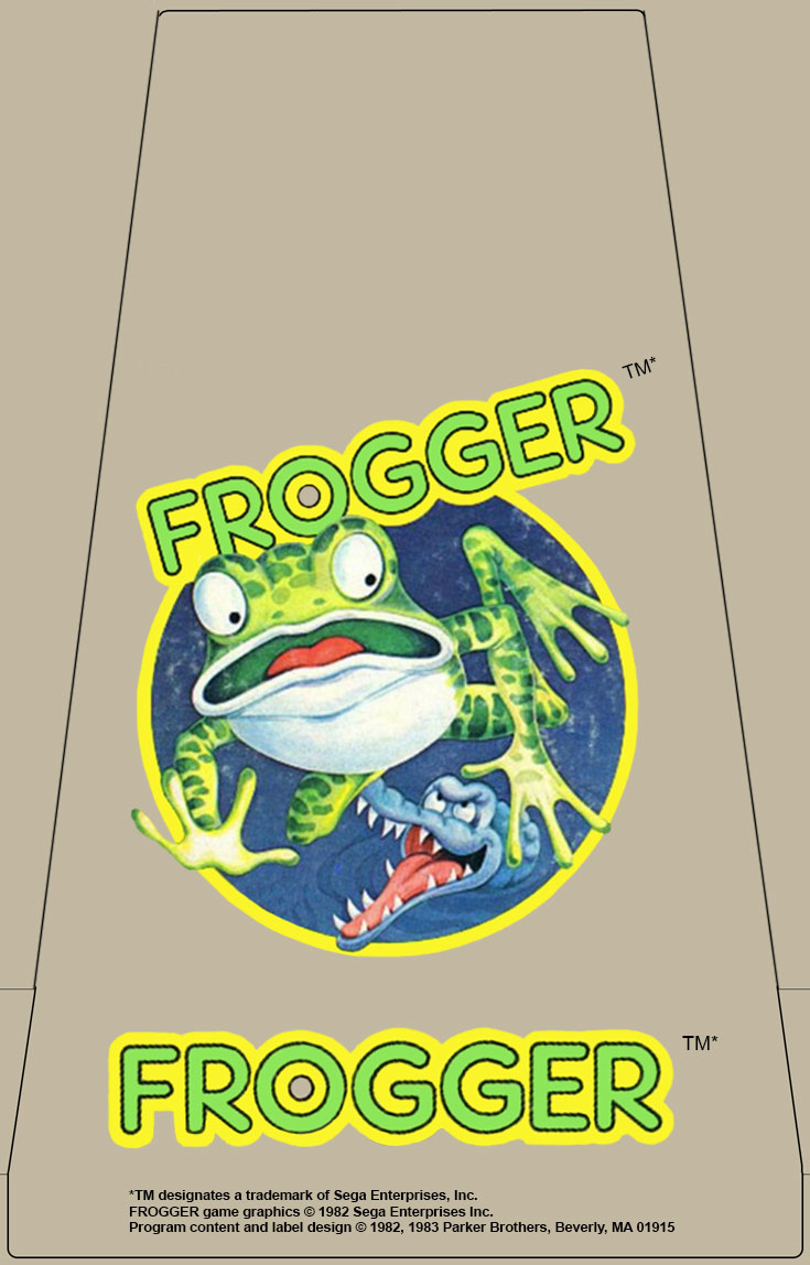 Frogger (EU) Cartridge Label