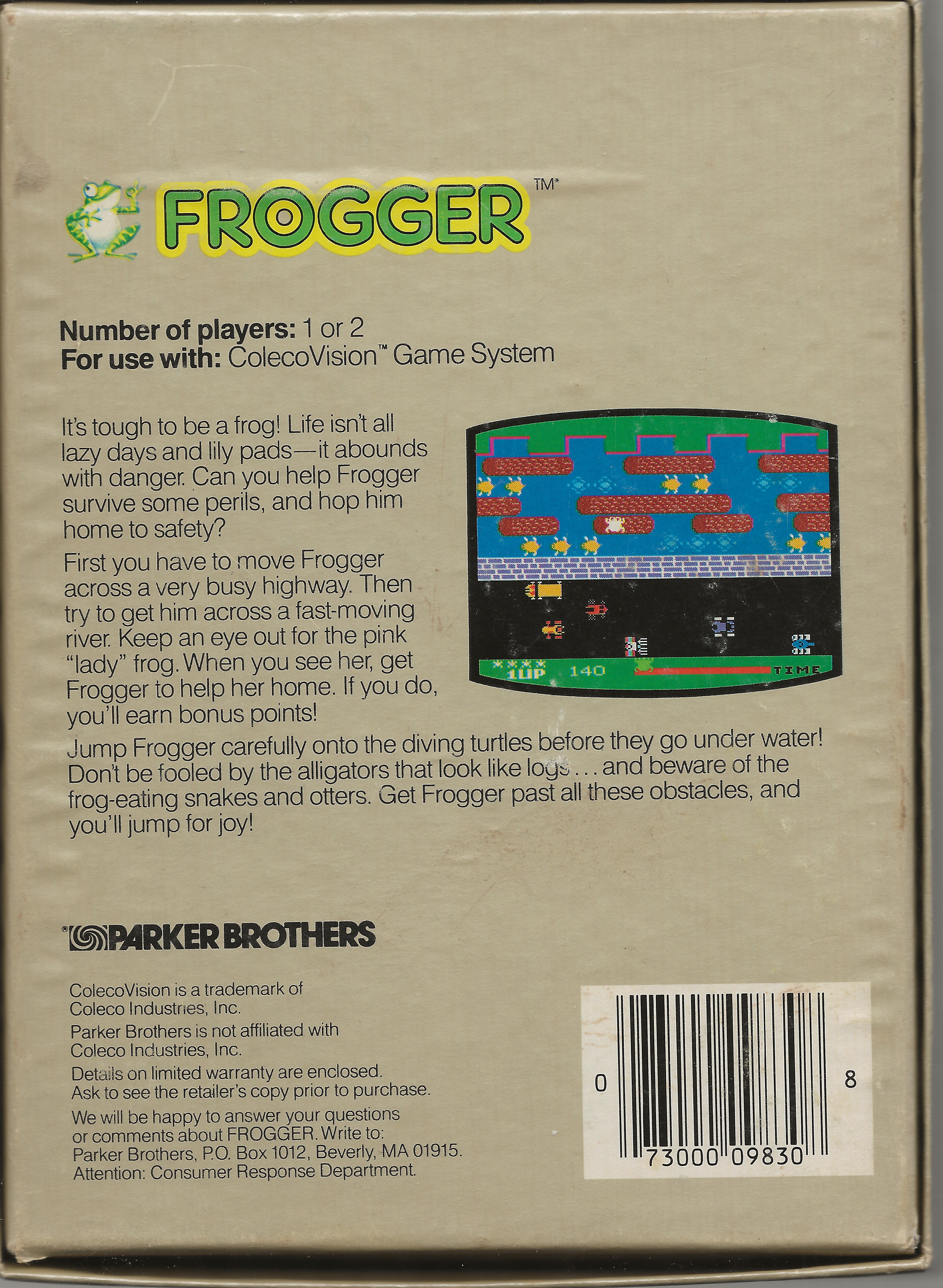 Frogger Variant 2