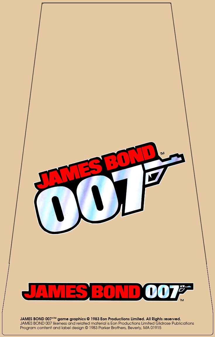 James Bond 007 (EU) Cartridge Label