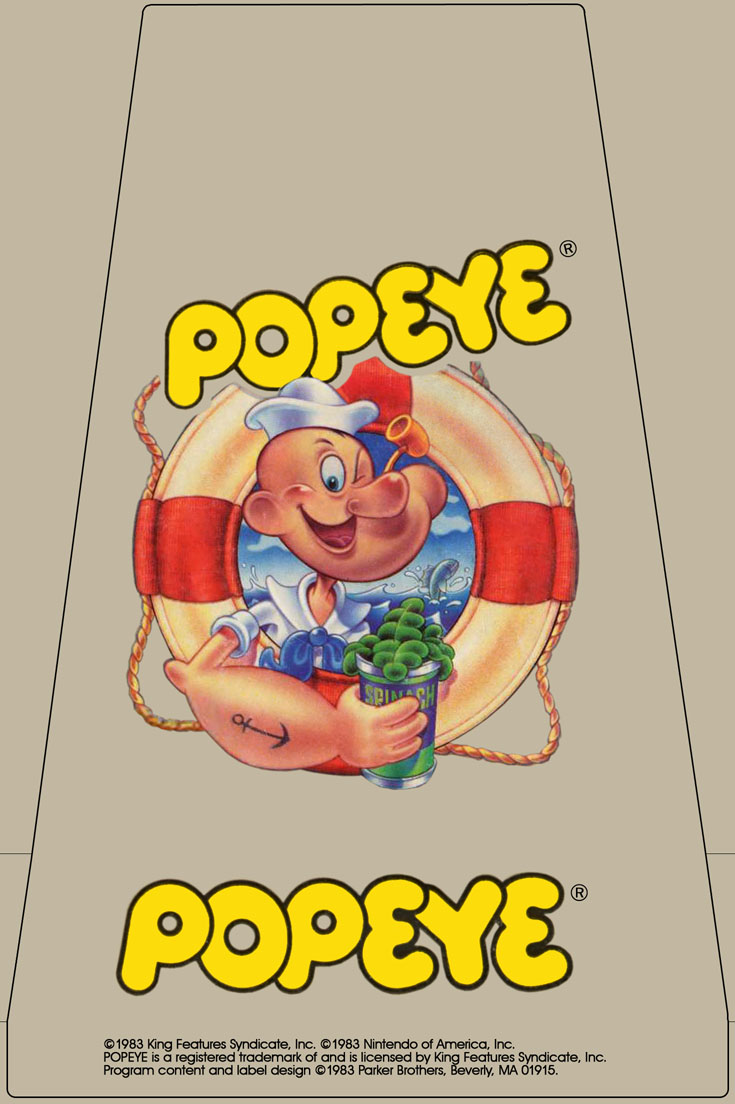 Popeye (EU) Cartridge Label