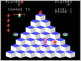 Q*bert Screenshot 2