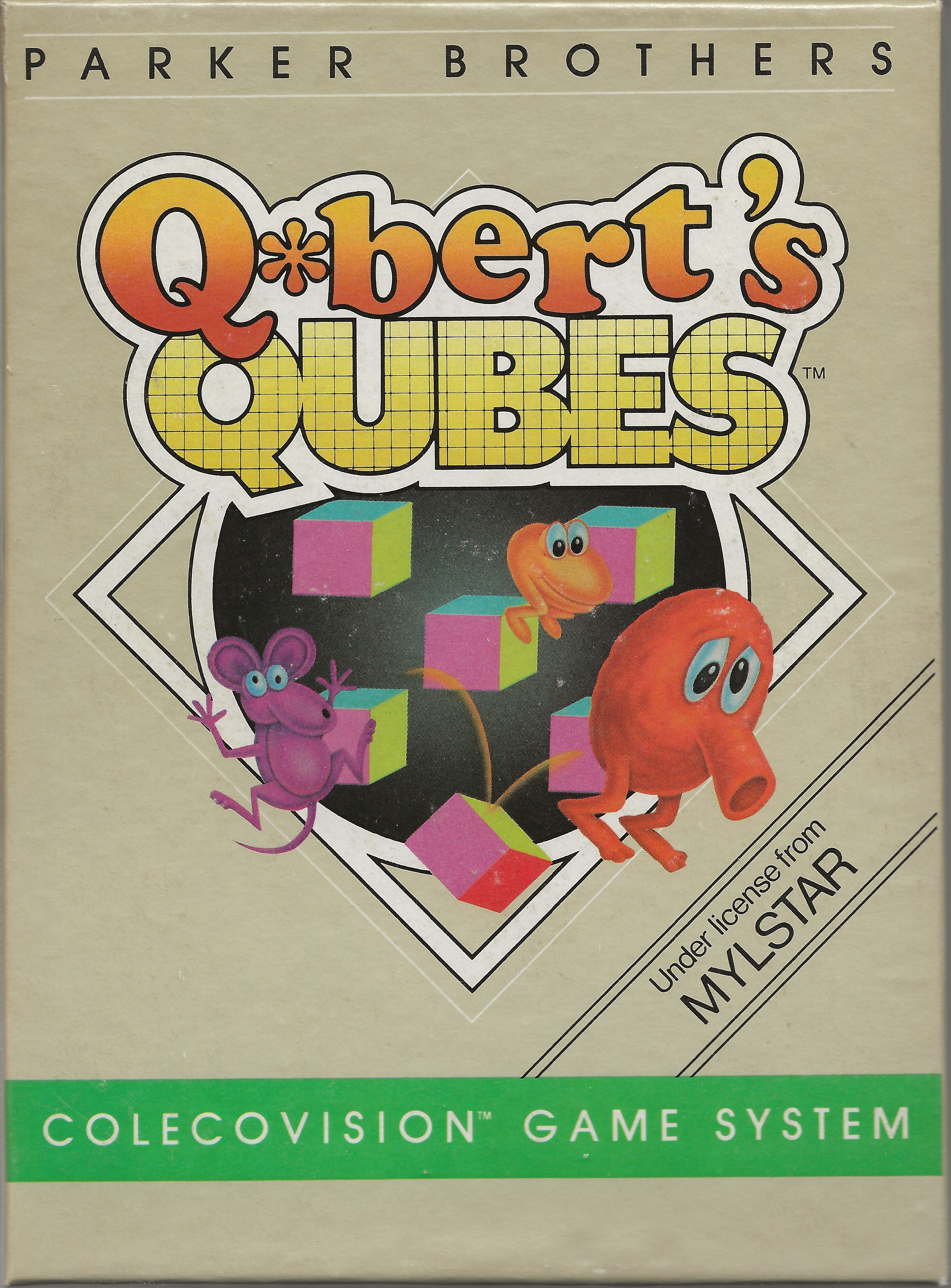 Q*bert's Qubes US Front Box Art