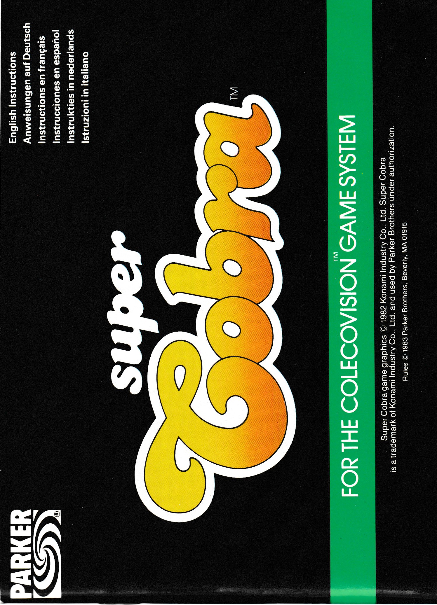 Super Cobra (EU) US User Manual