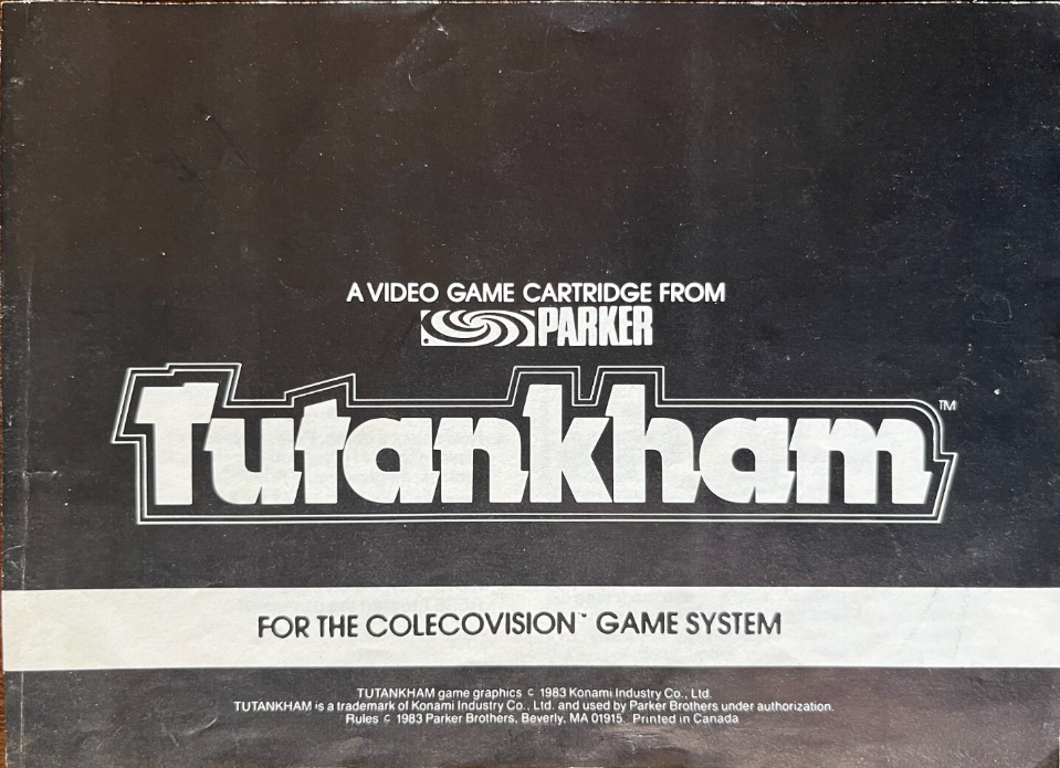 Tutankham (CA) US User Manual