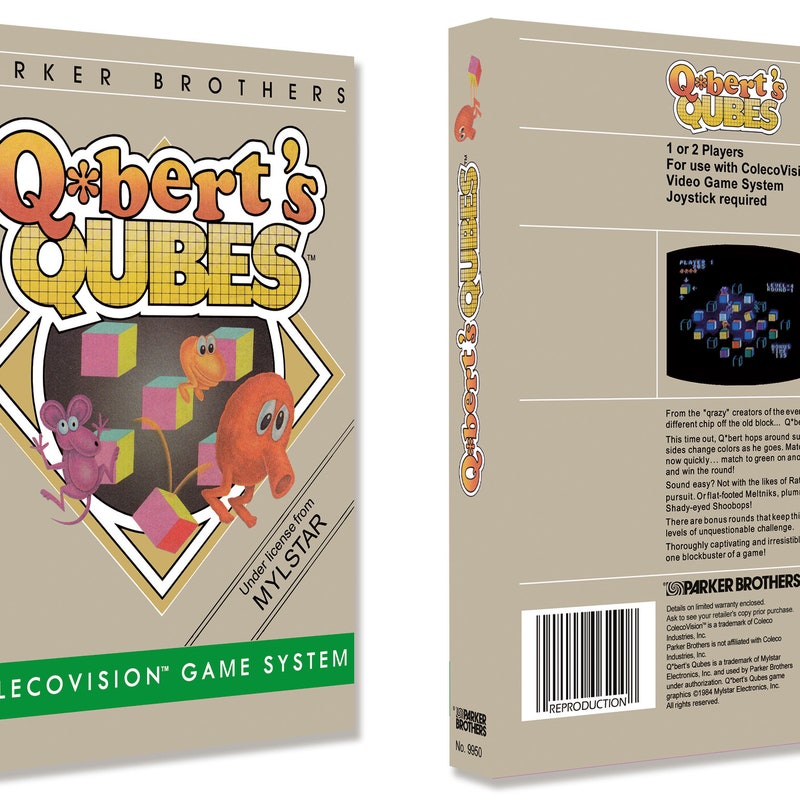 Q*berts Qubes (Box Only)