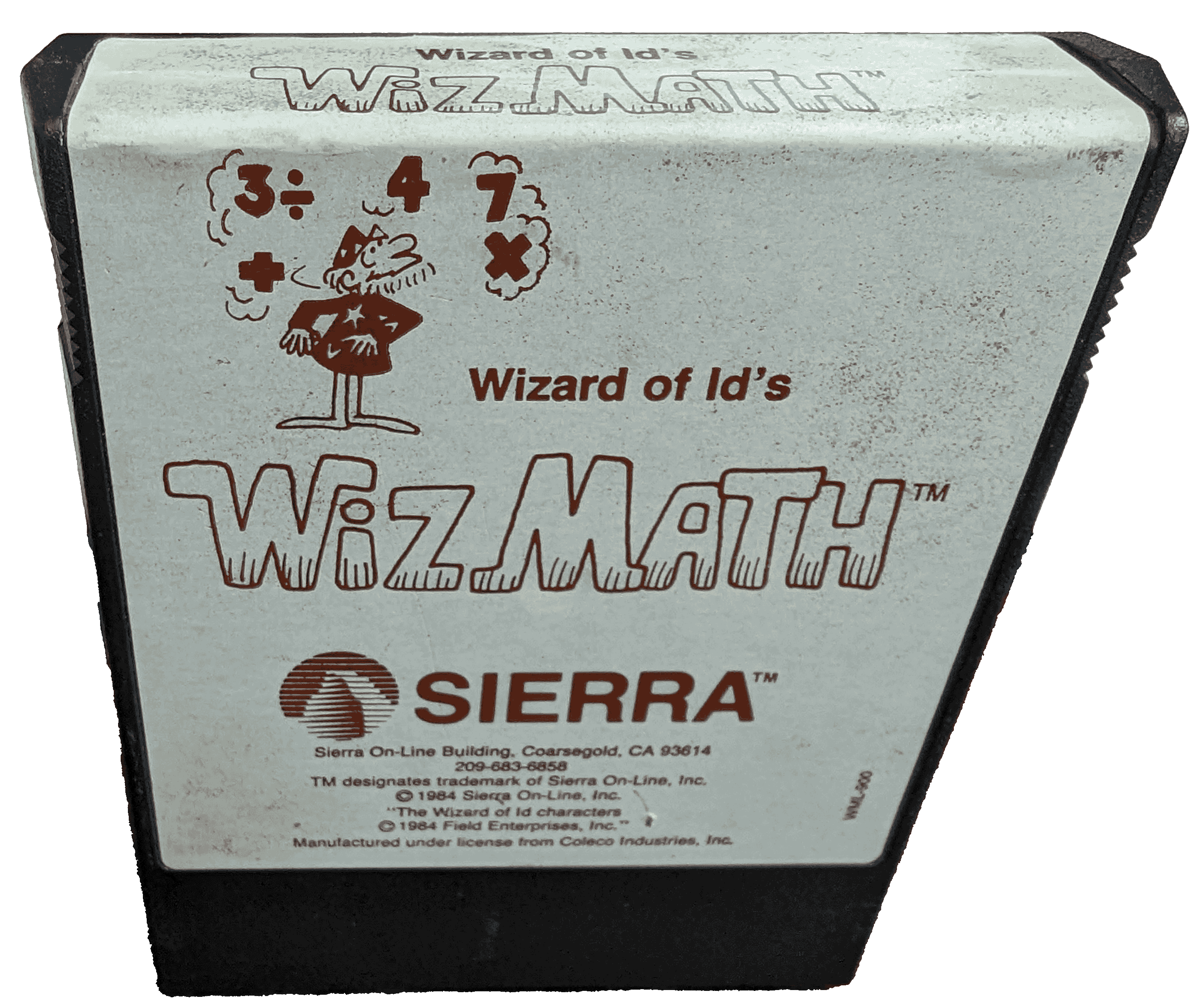 Wizard of id s WizMath Main Cartridge