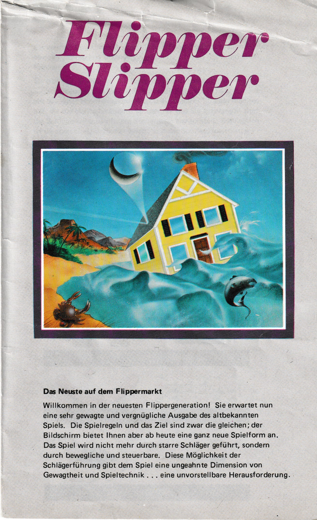 Flipper Slipper (DE) US User Manual