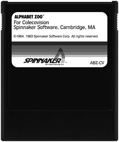 Alphabet Zoo Main Cartridge