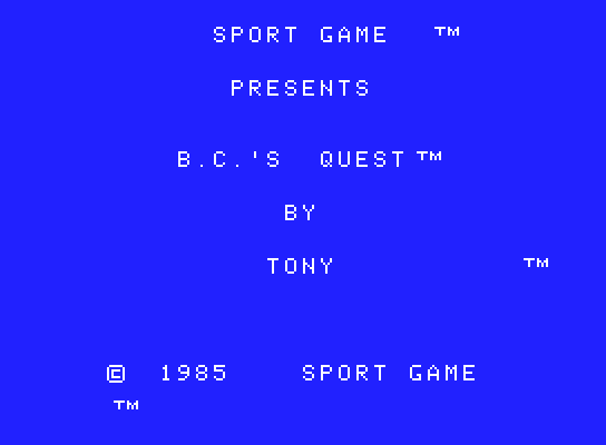B.C.'s Quest (BR) Preview