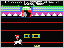Circus Charlie (CBS) Screenshot 4