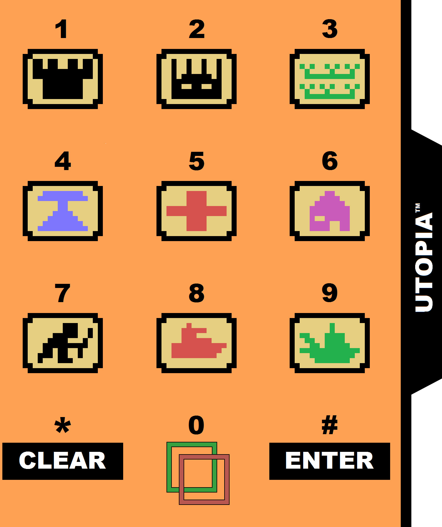 Utopia US Controller Overlay