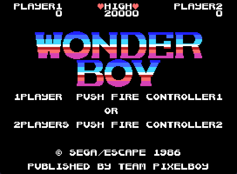 Wonder Boy Screenshot 1