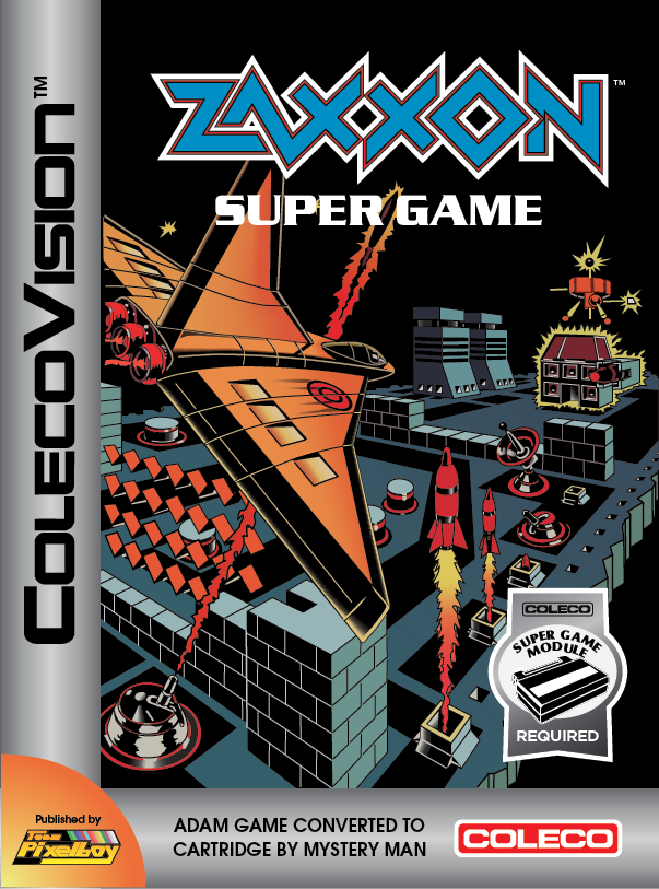 Zaxxon Super Game US Front Box Art