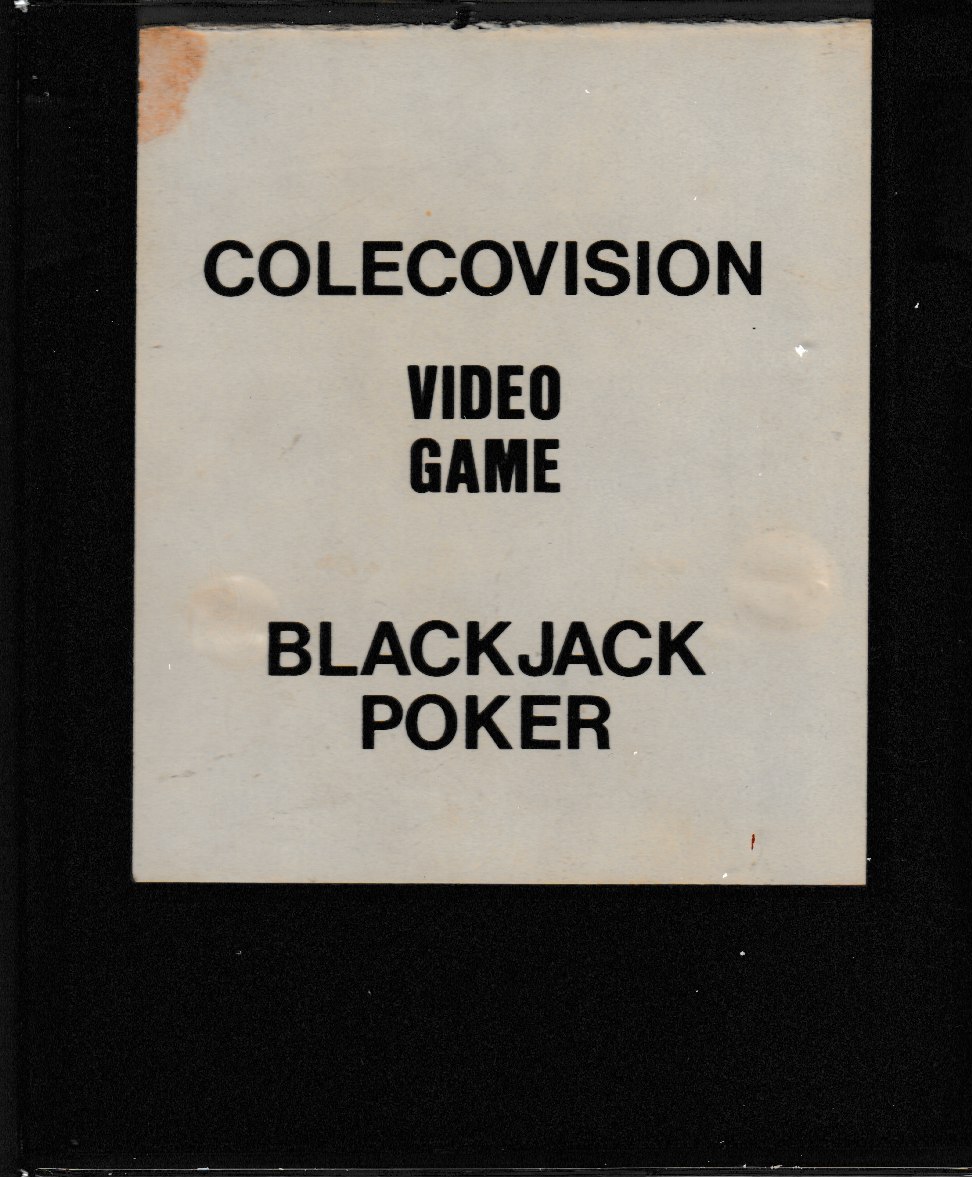 Ken Uston Blackjack & Poker Main Cartridge