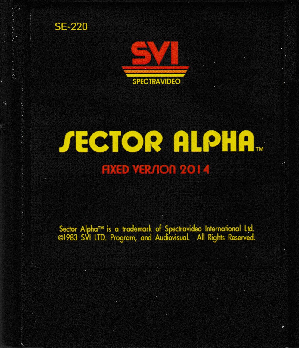 Sector Alpha (2014 Fixed) Main Cartridge