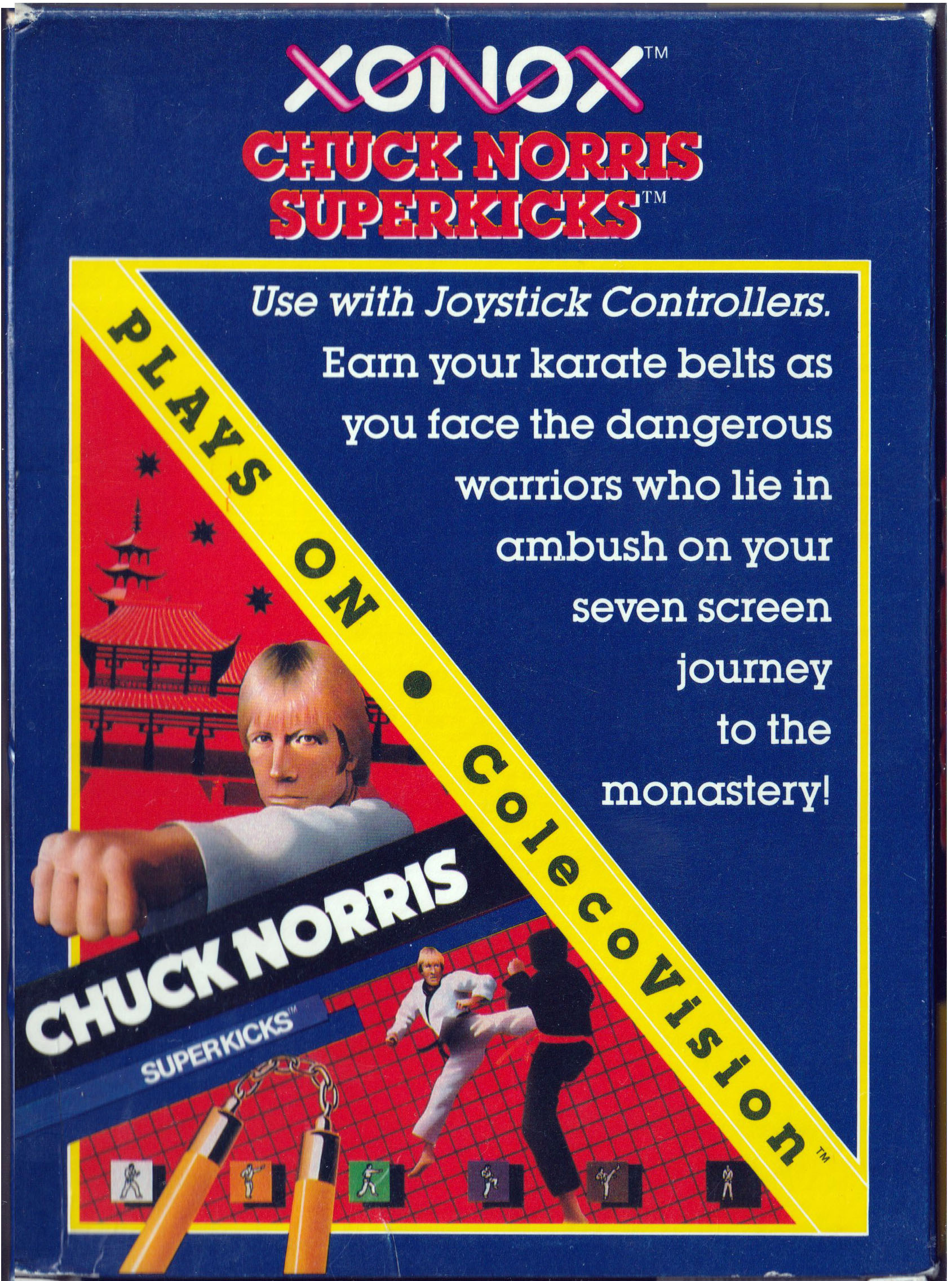 Chuck Norris Superkicks US Front Box Art