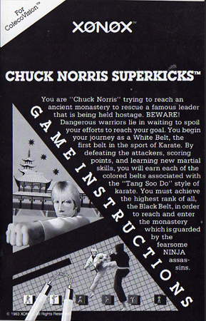 Chuck Norris Superkicks US User Manual