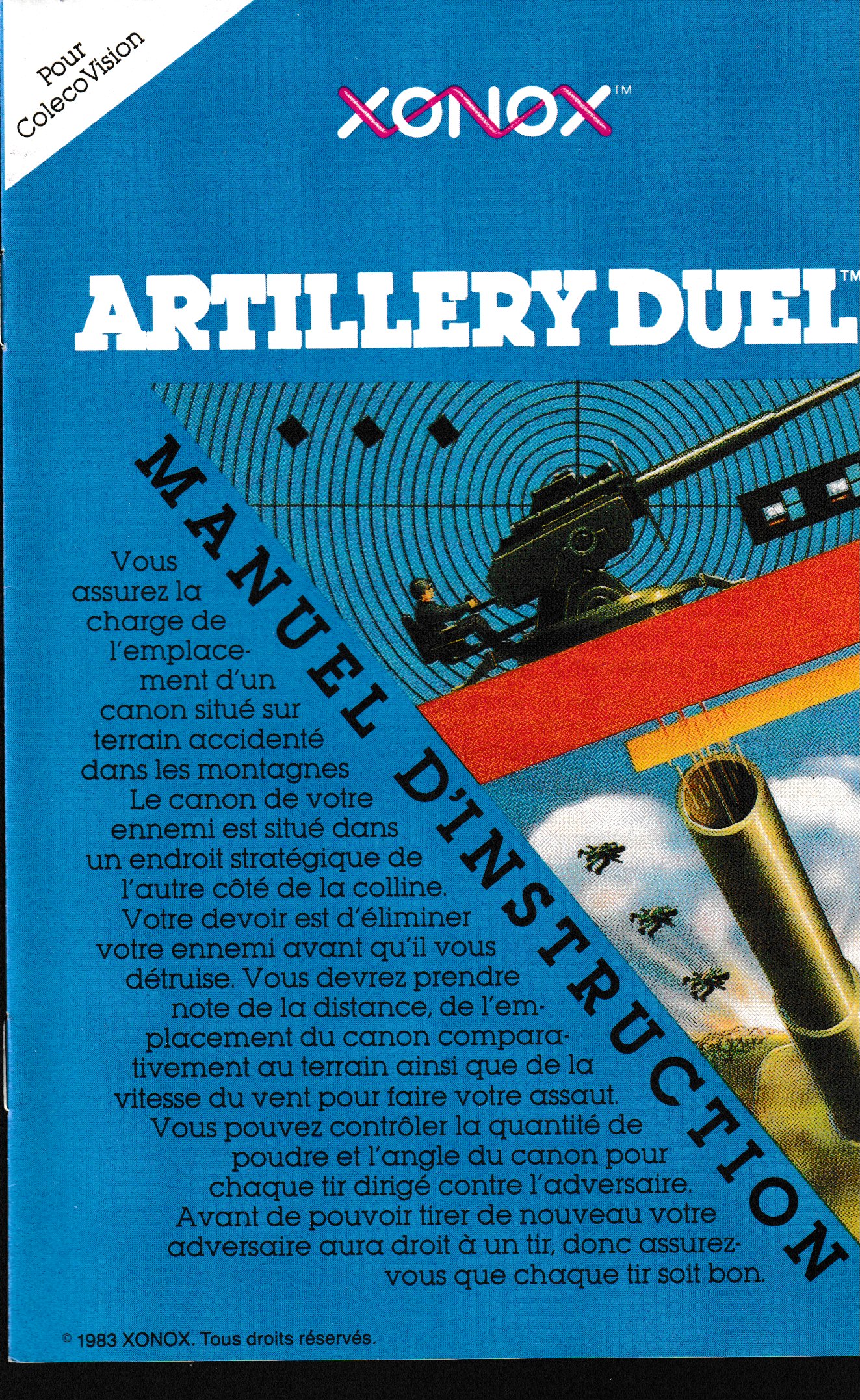Double Ender: Artillery Duel / Chuck Norris Super Kicks (Orange) CA User Manual