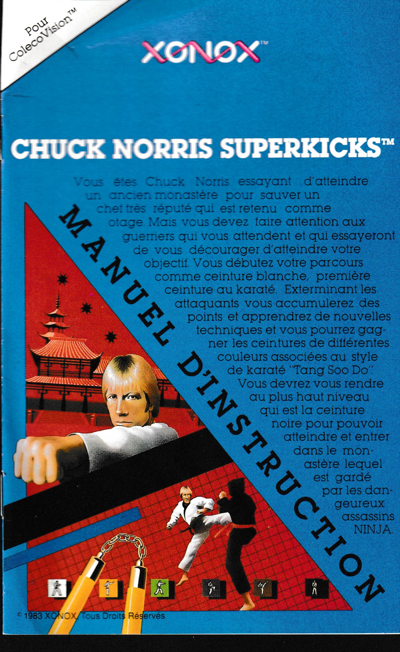 Double Ender: Artillery Duel / Chuck Norris Super Kicks (Orange) Insert 2
