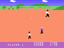 Double Ender: Artillery Duel / Chuck Norris Super Kicks (Orange) Screenshot 3