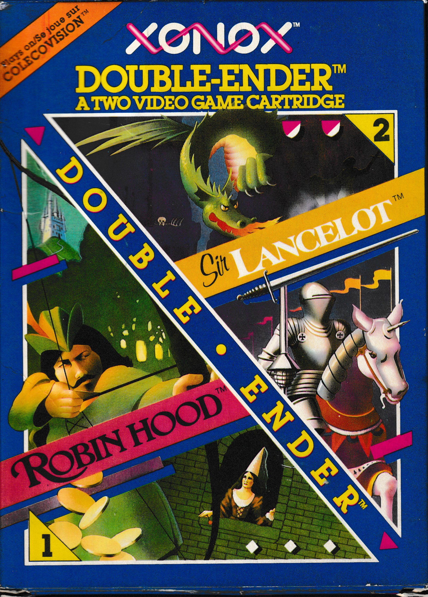 Double Ender: Robin Hood/Sir Lancelot US Front Box Art