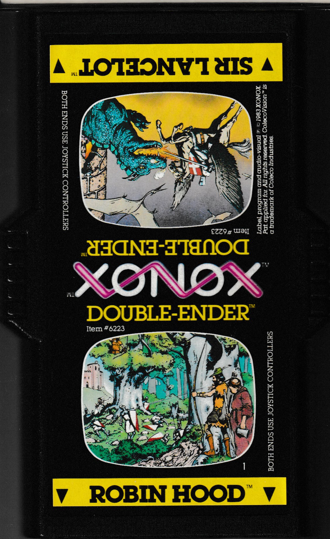 Double Ender: Robin Hood/Sir Lancelot (EU) Main Cartridge