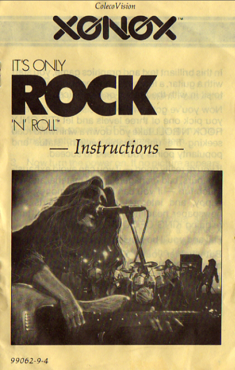 It's Only Rock 'n' Roll US User Manual