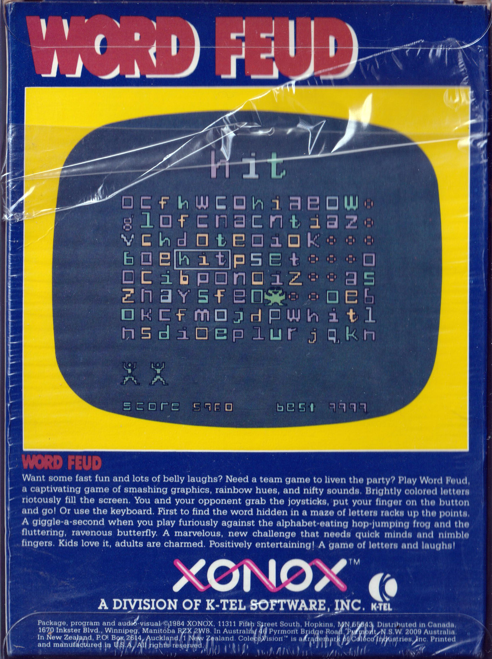 Word Feud US Back Box Art