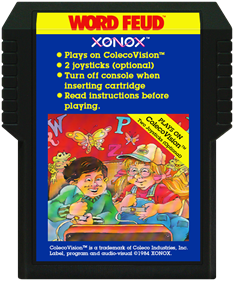 Word Feud Main Cartridge