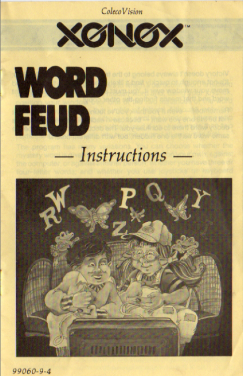 Word Feud US User Manual