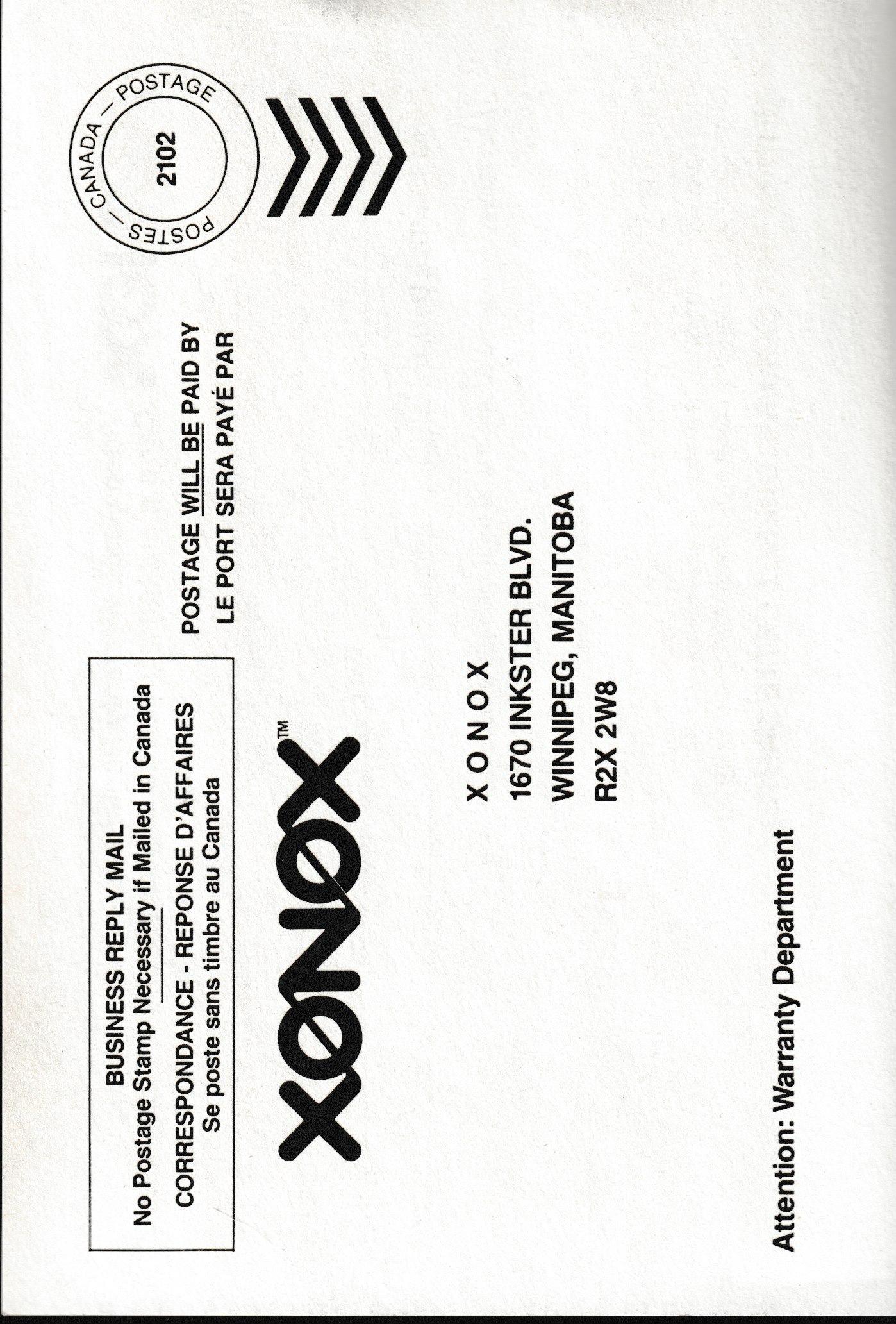 Warranty Card