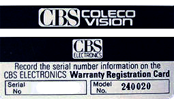 ColecoVisionADAM | Serial Database