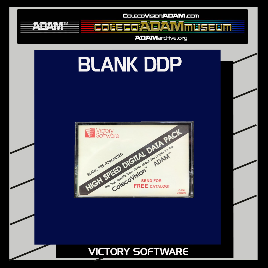 ColecoVision ADAM Data Drive Packs - Media