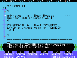 ANN Disk - 1992-08a - E.O.S. Files Screenshot 2