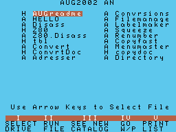 ANN Disk - 2002-08 - A.U.G. Utilities Screenshot 1