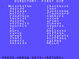 ANN Disk - 2002-10 - 32 Basic Programs for ADAM Screenshot 2