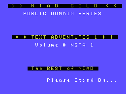 ANN Disk - 2006-03 - NIAD GOLD Text Adventures Screenshot 1