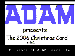 ANN Disk - 2006-12a - X-Mas Card Screenshot 1