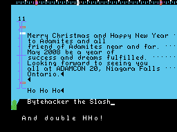 ANN Disk - 2007-12 - X-Mas Card Screenshot 2