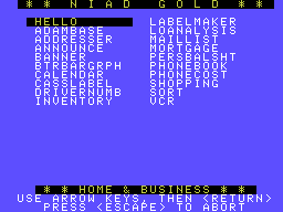 ANN Disk - 2010-11 - NIAD Gold - Home & Business Screenshot 2