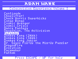 Colecovision Experience Vol. 1 Screenshot 2