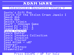 Colecovision Experience Vol. 5 Screenshot 1