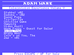 Colecovision Experience Vol. 5 Screenshot 2
