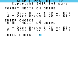 ADAM FORMAT UTILITY Screenshot 3