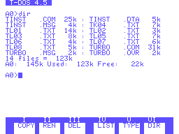Turbo Pascal v3.0A Screenshot 1