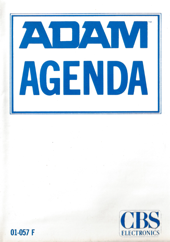 ADAM Agenda Package